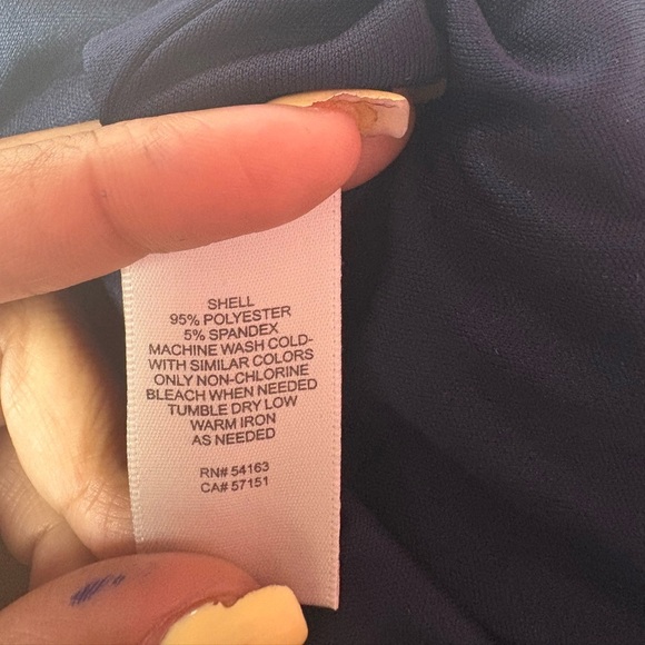 Eliza J Blue Plunge Dolman Sleeve Maxi Gown. PALAZO - Picture 6 of 6